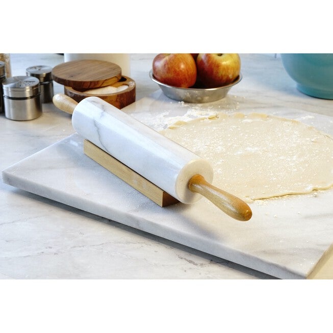 White Marble Rolling Pin, , alternate image number null