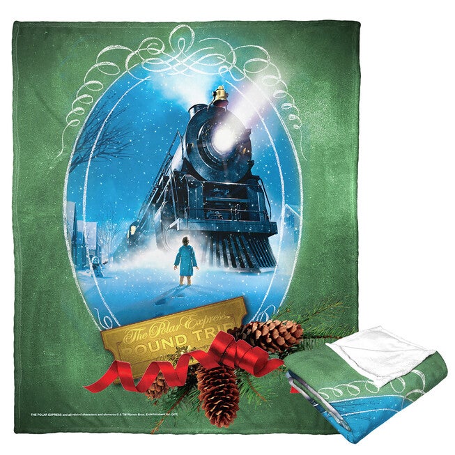 Wb Polar Express Round Trip Silk Touch Throw Blanket, O, hi-res image number null