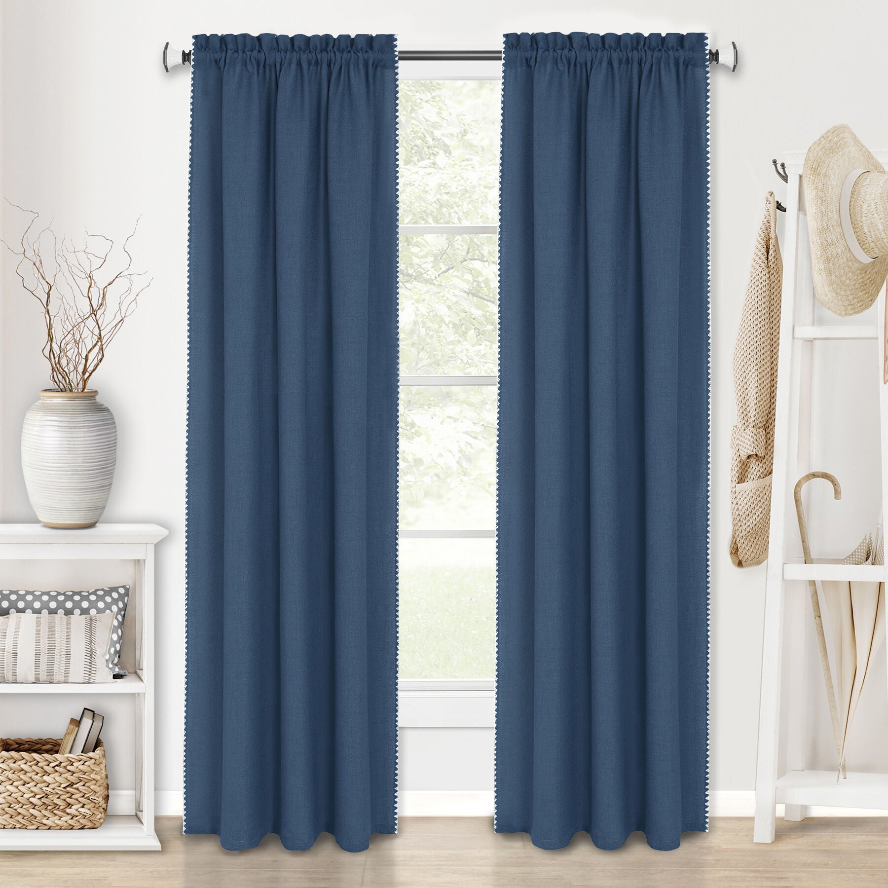 Kendal Rod Pocket Window Curtain Panel