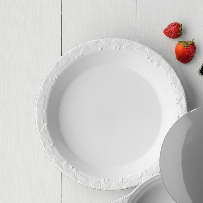 Set Of 2 9 X 1 Inch Stoneware Pie Plate, , alternate image number 4