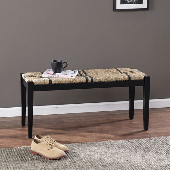 Gallocano Seagrass Bench, BLACK, hi-res image number null
