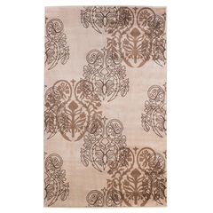 Milan Ivory/Brown Area Rug Collection, 