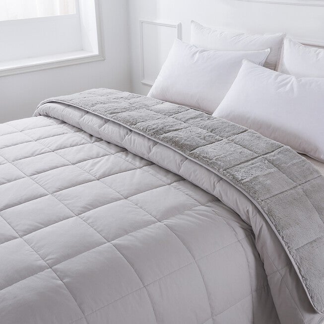 Cozy Down Reversible Blanket, , alternate image number 6