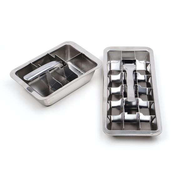 Stainless Steel Ice Cube Tray | Brylane Home