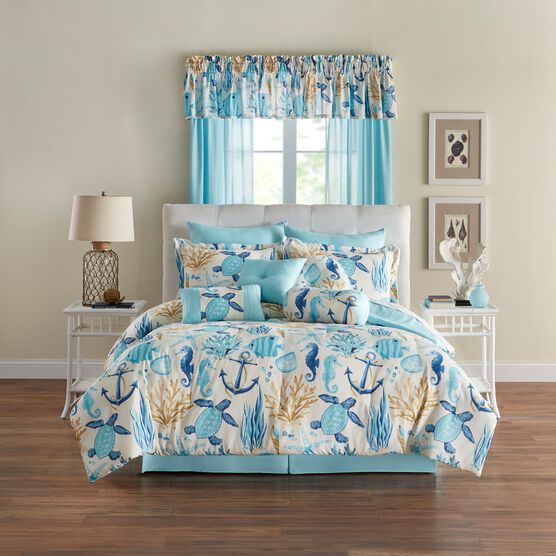 20-Pc. Printed Comforter Set, REEF, hi-res image number null