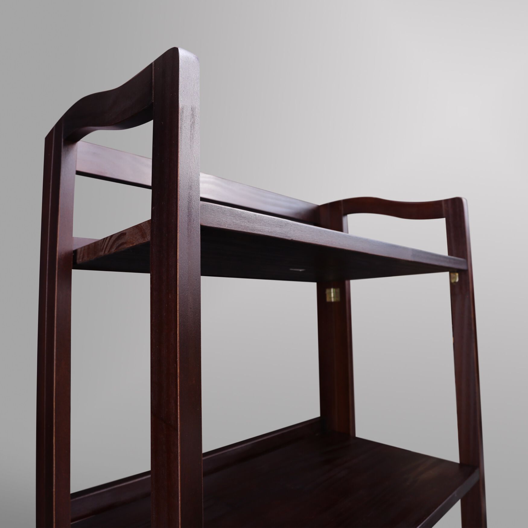 Stratford 5-Shelf Folding Bookcase-Espresso, , alternate image number 9