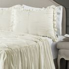 Ravello Pintuck Ruffle Skirt Bedspread 3 Pc Set, , alternate image number null