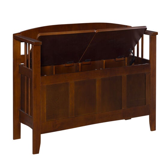 Split Seat Storage Bench, , alternate image number null