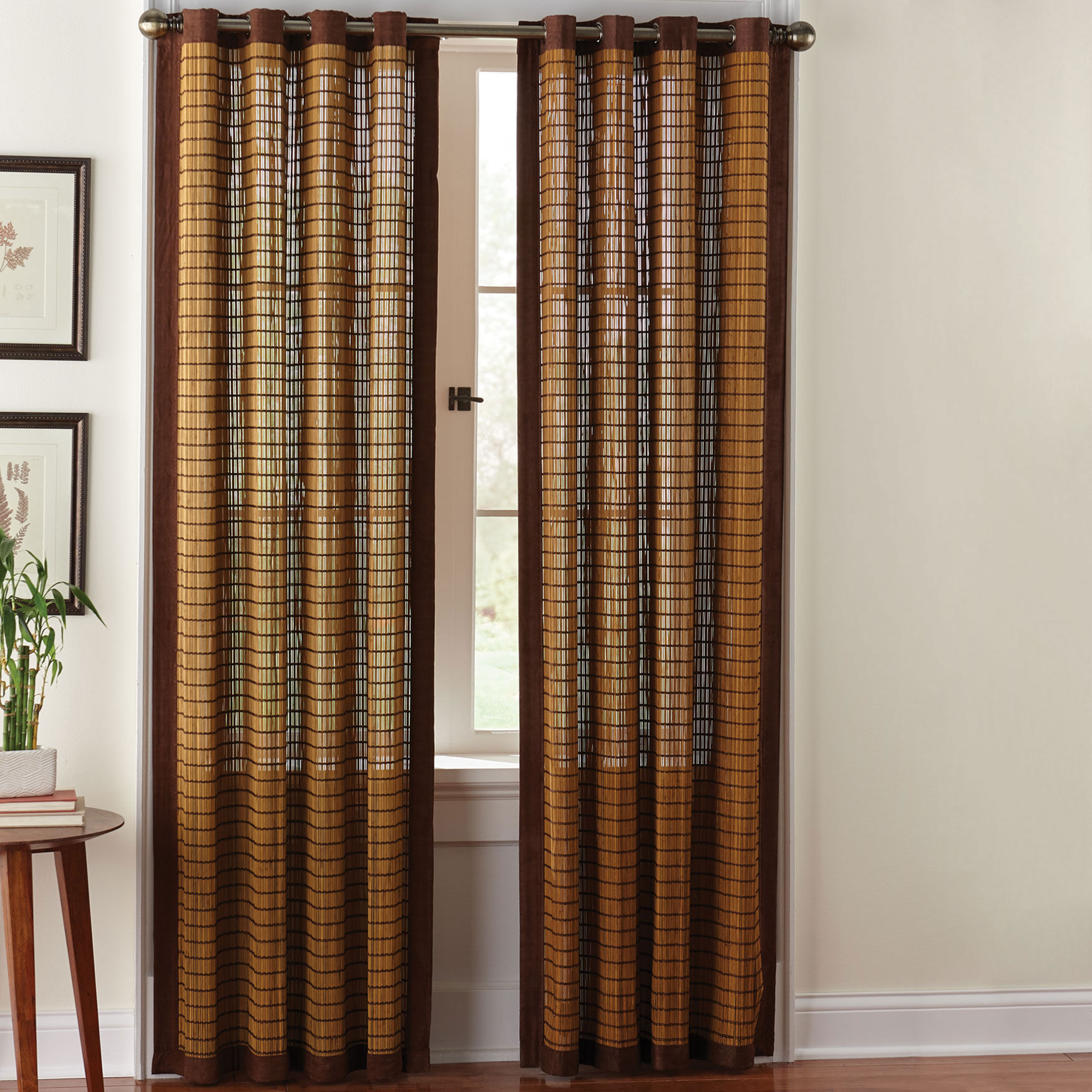 Naples Bamboo Grommet Panels Three Lengths Free Shiping Four Color Choices 