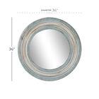Beige Wood Farmhouse Wall Mirror, , alternate image number null