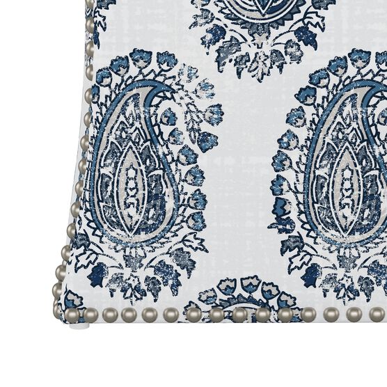 Block Paisley Nail Button Storage Ottoman, , alternate image number null