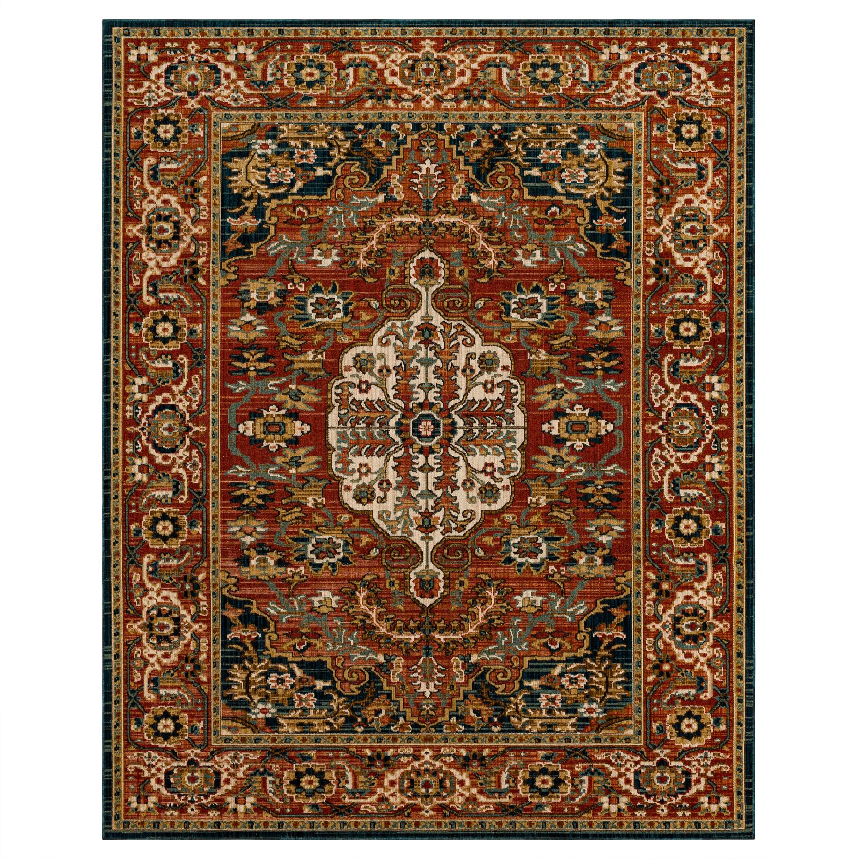 Bilpass Area Rug, RED, hi-res image number 0