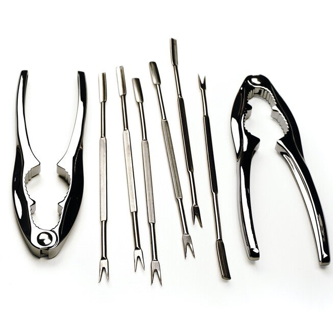 Seafood 8pc Stainless Steel Tool Set, , alternate image number null