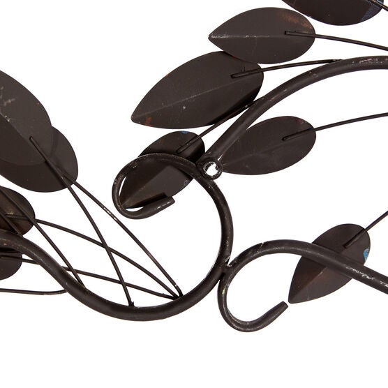 Multi Colored Metal Traditional Floral Wall Decor, , alternate image number null