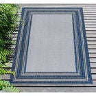 Liora Manne Carmel Multi Border Indoor/Outdoor Rug, , alternate image number null