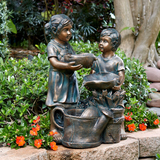 Boy and Girl Fountain, BRONZE, hi-res image number null