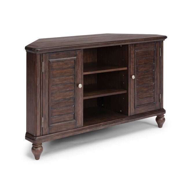 Southport Corner Entertainment Stand , OAK, hi-res image number null