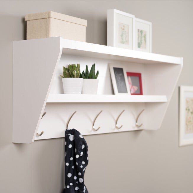 Calla Storage Bench, White, WHITE, hi-res image number 0