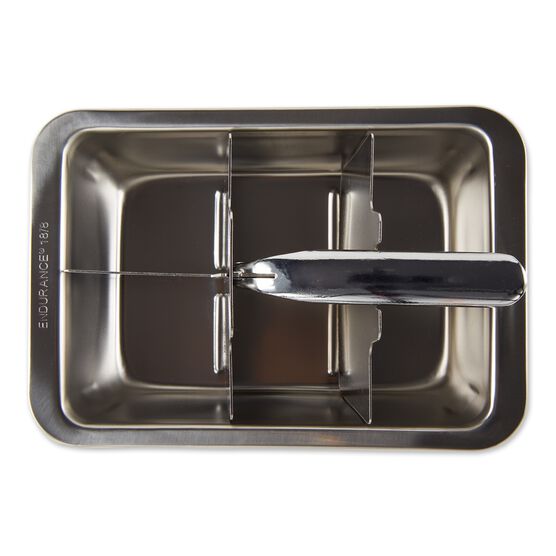 Large Cubes Stainless Steel Ice Cube Tray, , on-hover image number null