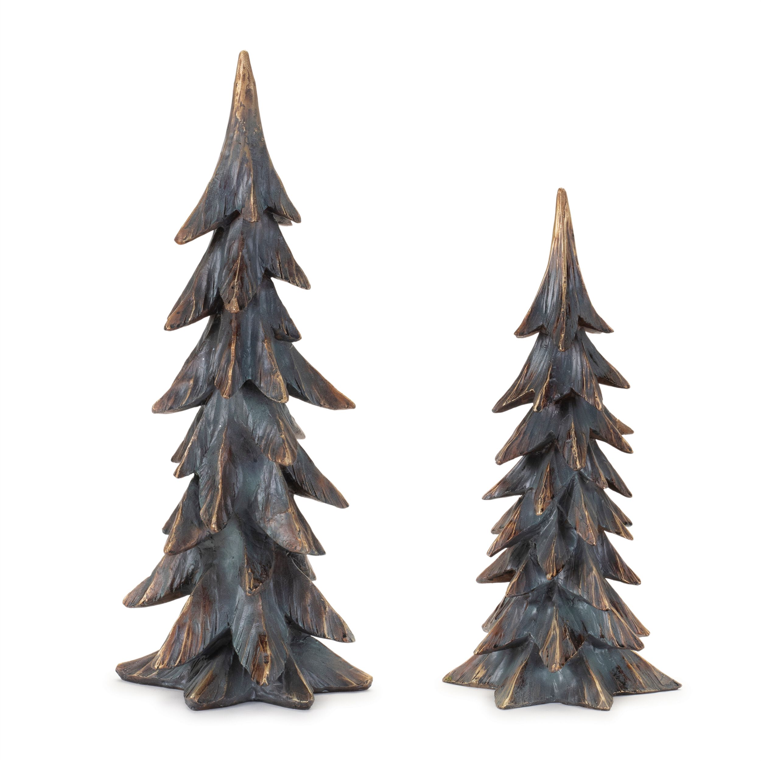 Holiday Pine Tree (Set of 2), GRAY GOLD, hi-res image number 0