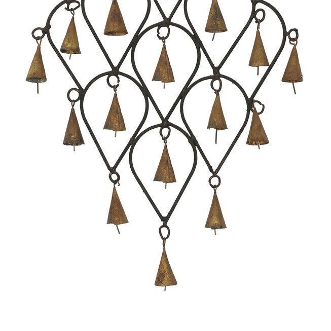 Brass Metal Eclectic Windchime, , alternate image number 3