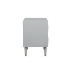 Two Drawer Geo Texture Nightstand, , alternate image number null