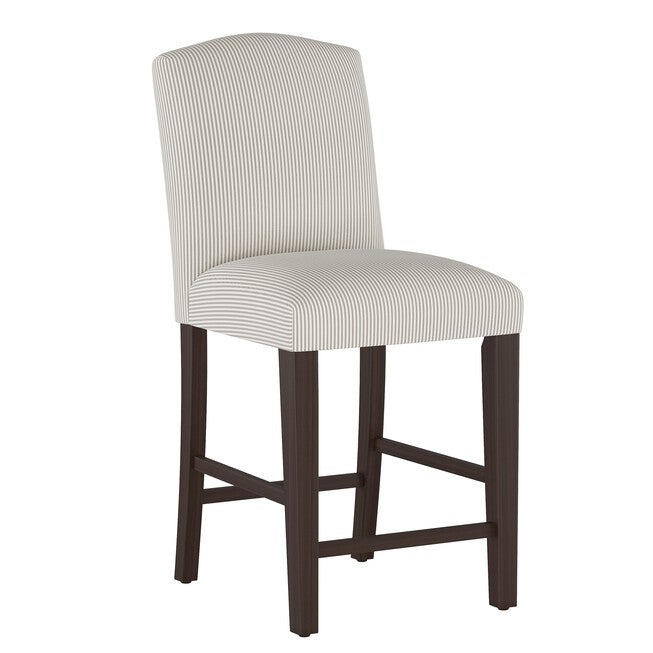 Stipe Upholstered Counter Stool, TAUPE, hi-res image number 0