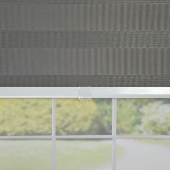 Cordless Zebra Slimline Privacy Window Shade Window, , alternate image number null