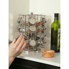 Revolving Spice Rack with 16 Jars and Labels, , alternate image number null