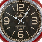 Red Vintage Metal Wall Clock, , alternate image number null