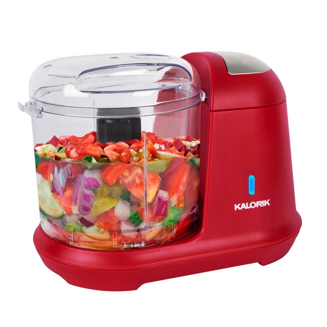 Kalorik 1.5 Cup Cordless Electric Food Chopper, Red, RED, hi-res image number 0