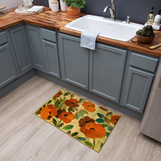Peaceful Garden Kitchen Rug, , alternate image number null