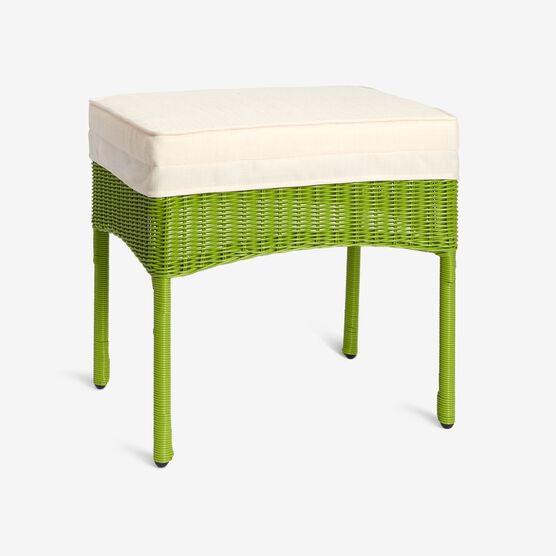 Roma All-Weather Resin Wicker Ottoman, Roma All-Weather Resin Wicker Ottoman,