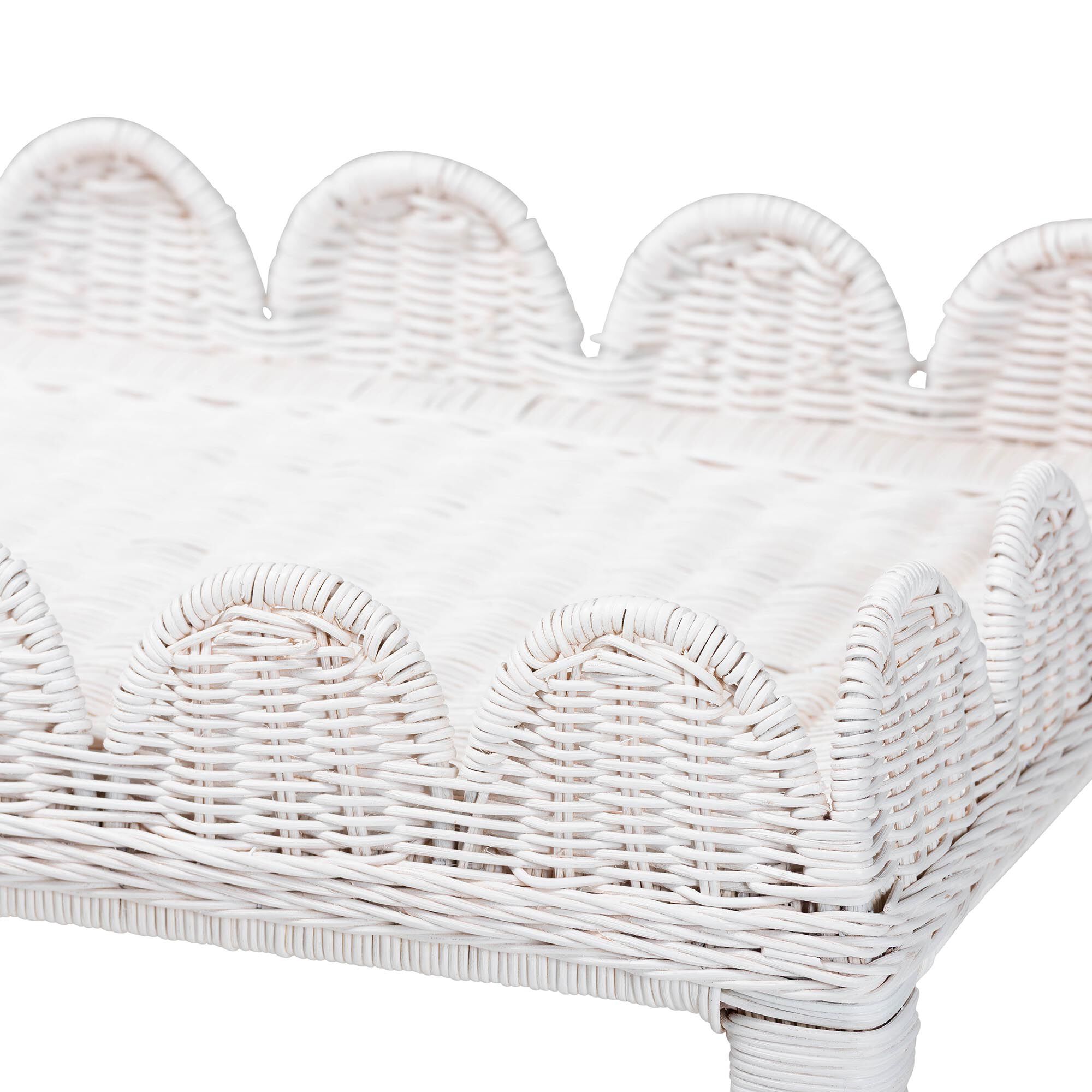 Sumana Natural Rattan Side Table, WHITE, alternate image number 4