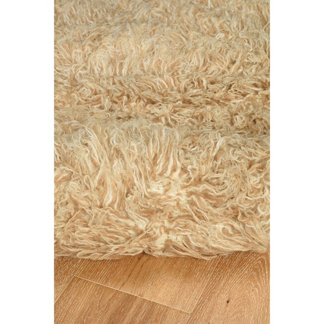 Flokati Tan Rug, , alternate image number null