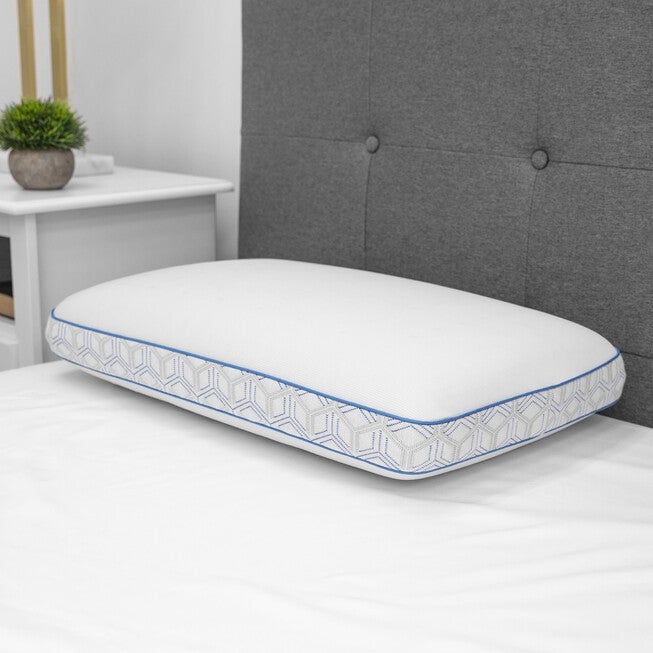 SensorPEDIC Cool Coat Memory Foam Performance Pillow, WHITE, hi-res image number 0
