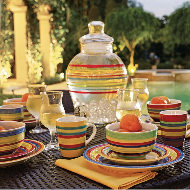 Santa Fe Striped 20-Pc. Flatware Set, , alternate image number 2