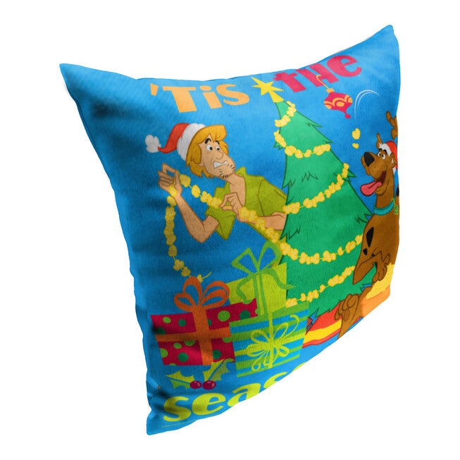 Wb Scooby Doo Tis The Season 18X18 Printed Throw Pillow, , on-hover image number null