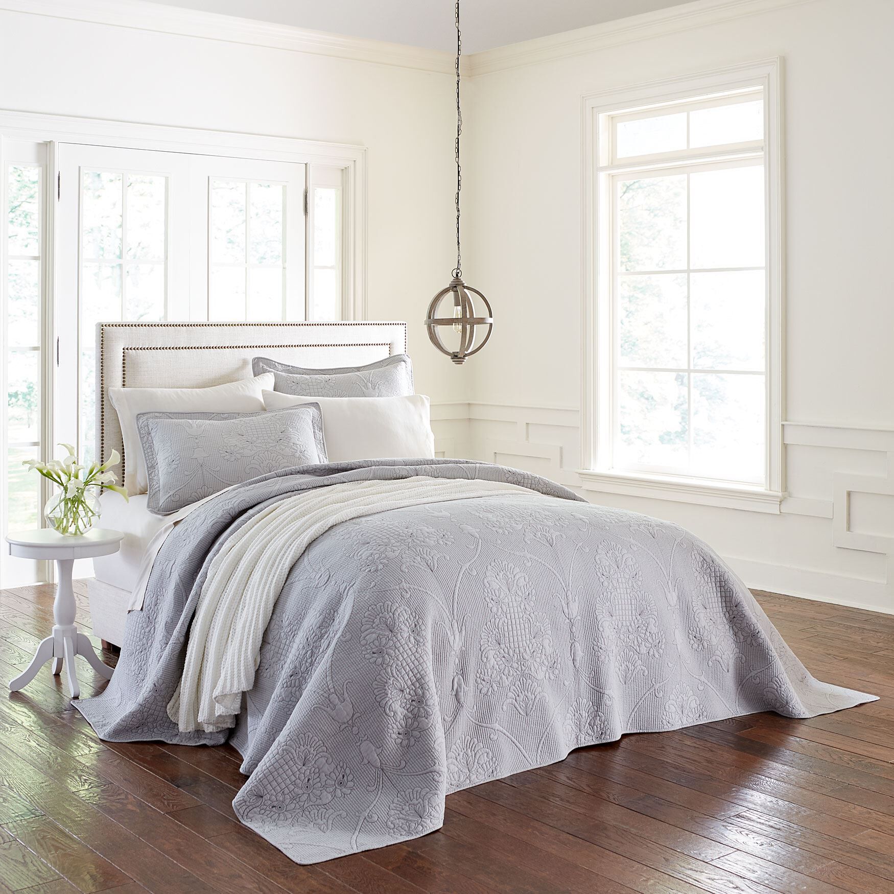 Bernadette Embroidered Bedspread, , on-hover image number 1
