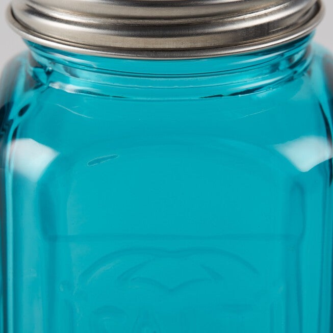 Retro Glass Salt & Pepper Set - Turquoise, , alternate image number null