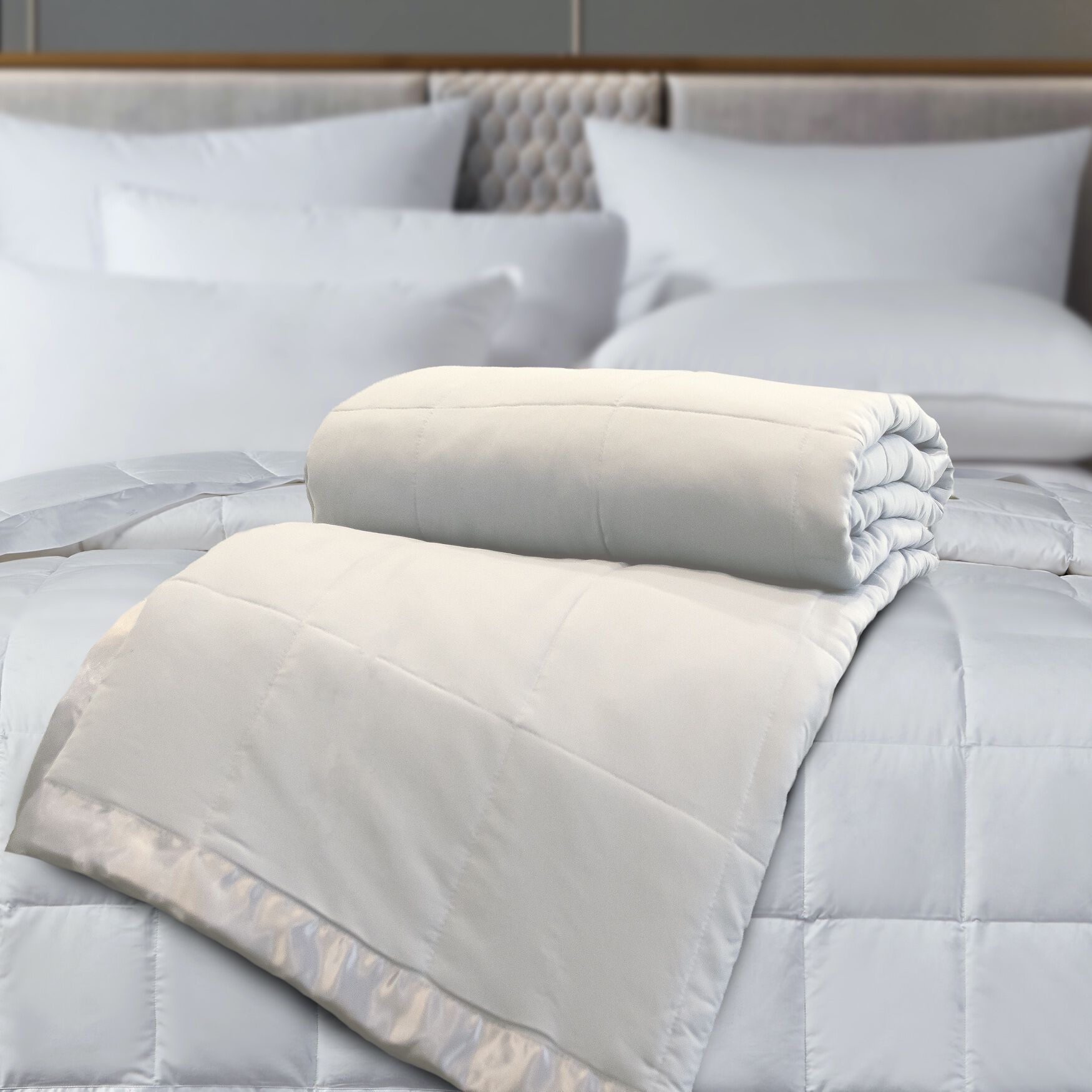 Microfiber down sale throw