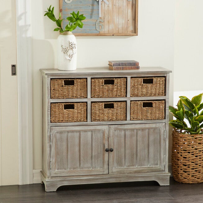 Brown Traditional Wood Storage Unit, 35 x 38, , alternate image number null
