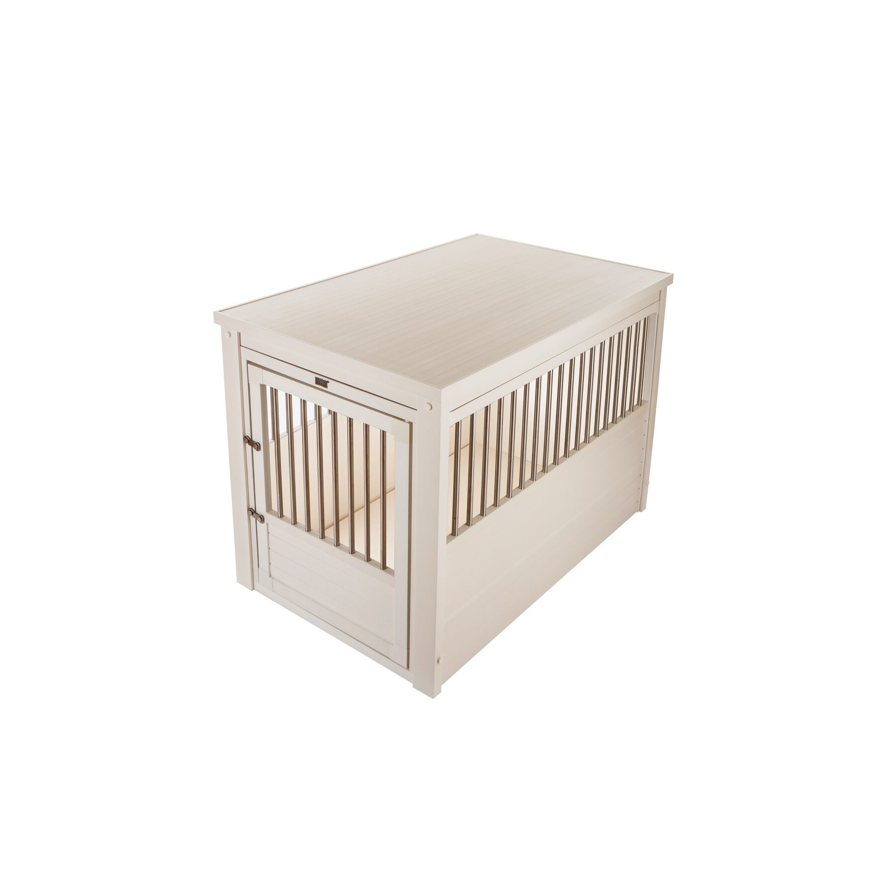 InnPlace&trade; Pet Crate & End Table, Large, ANTIQUE WHITE, hi-res image number 0