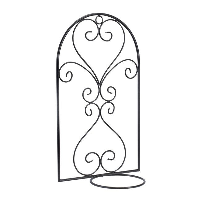 Wall Trellis Pot Holder (Set of 2), BLACK, hi-res image number null