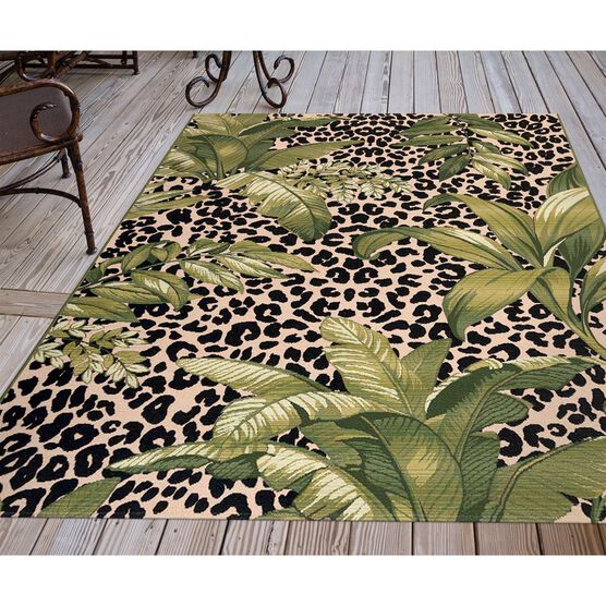 Liora Manne Marina Safari Indoor/Outdoor Rug 23"X7'6", , alternate image number null