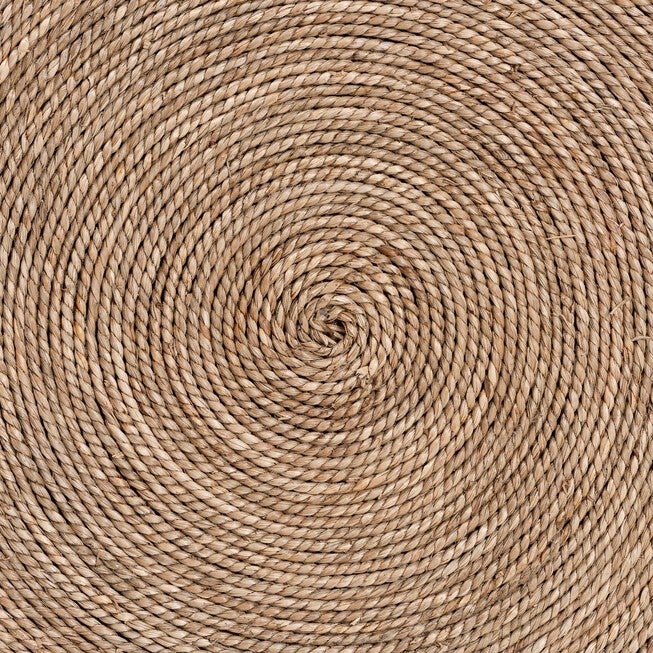 Cady Japandi Natural Seagrass Side Table, NATURAL BROWN, alternate image number 4