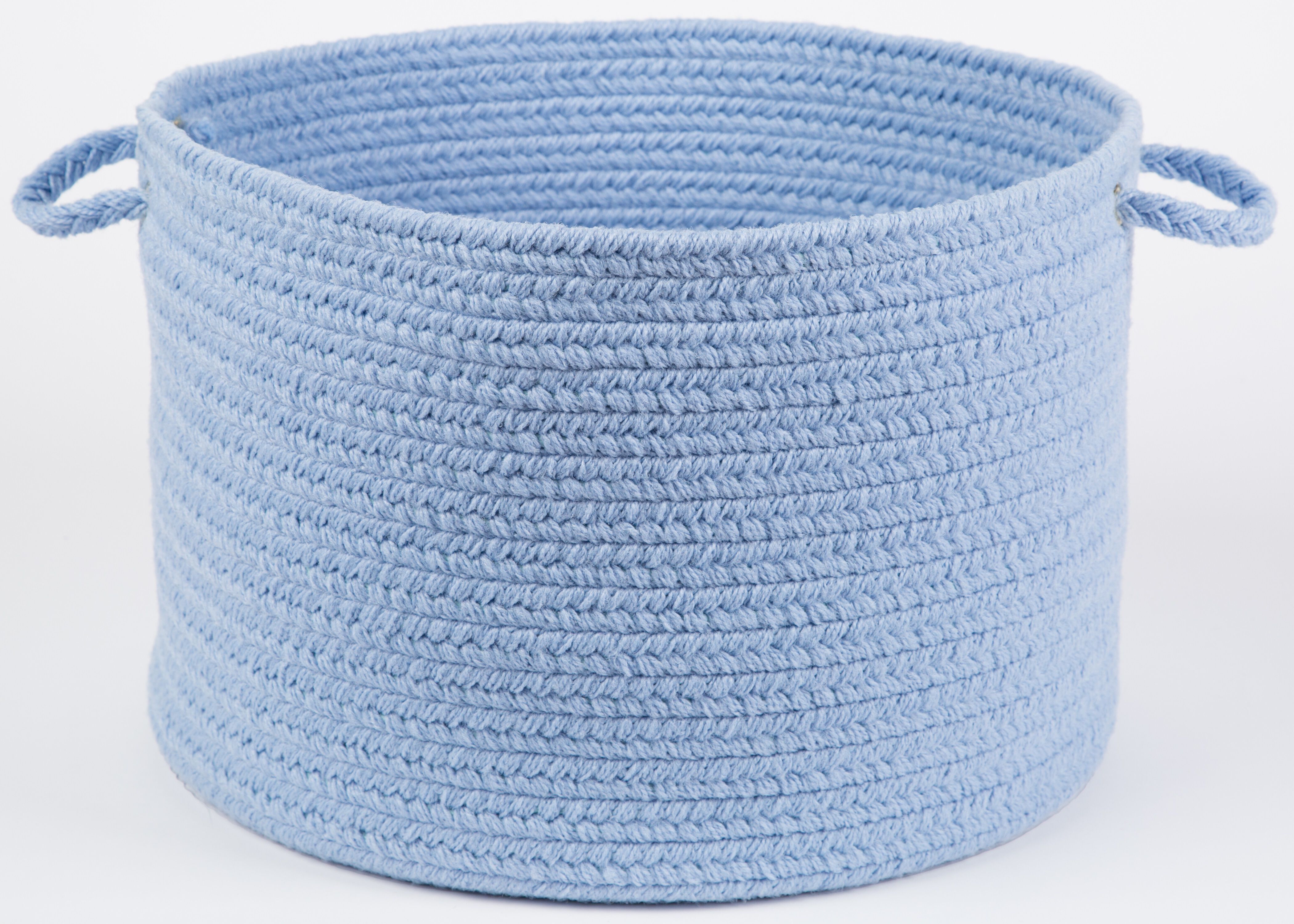 18" x 12" Braided Basket with Handles