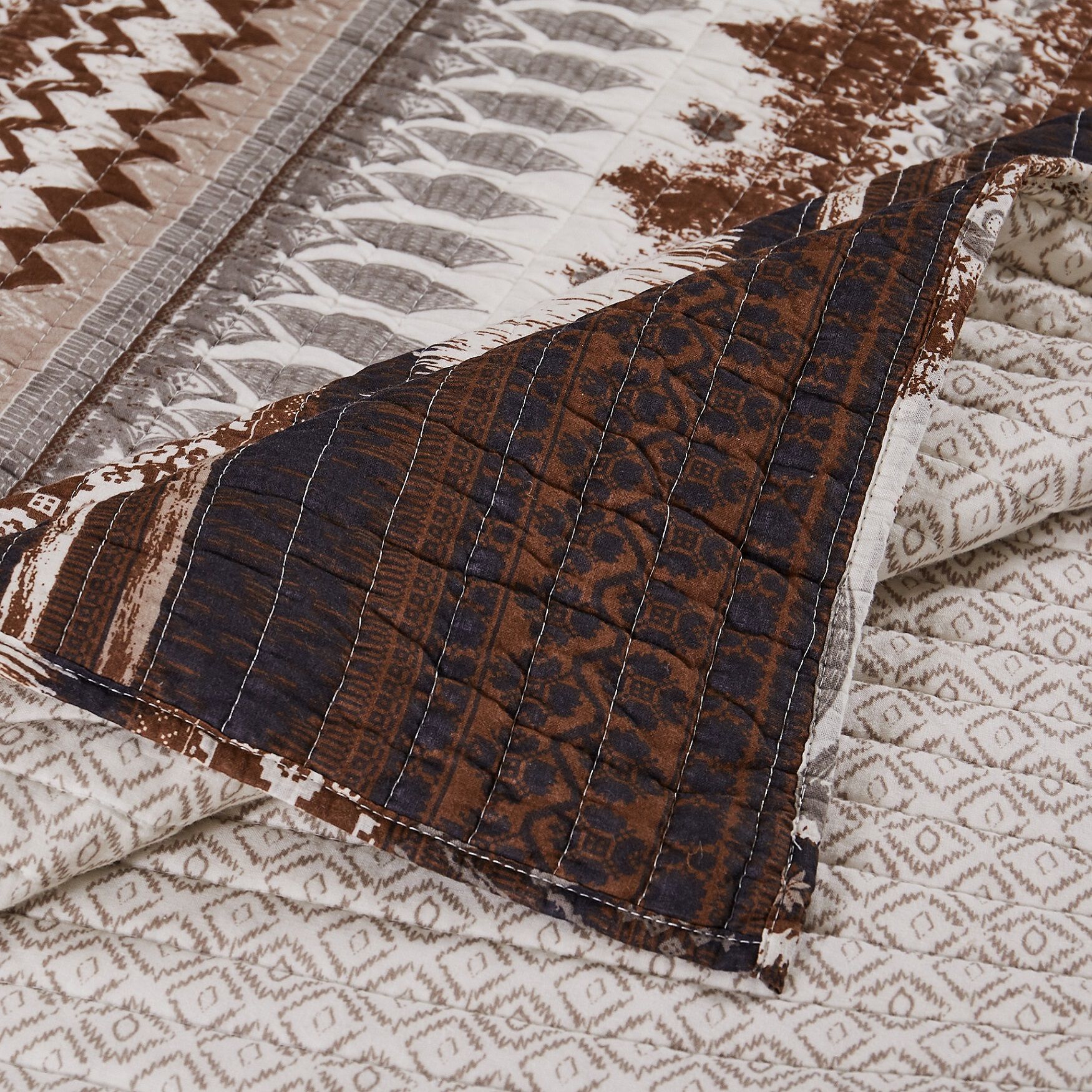 Southwest Latte Throw Blanket, , alternate image number 3