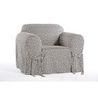 Roman Key Cotton Slipcover black , , alternate image number null