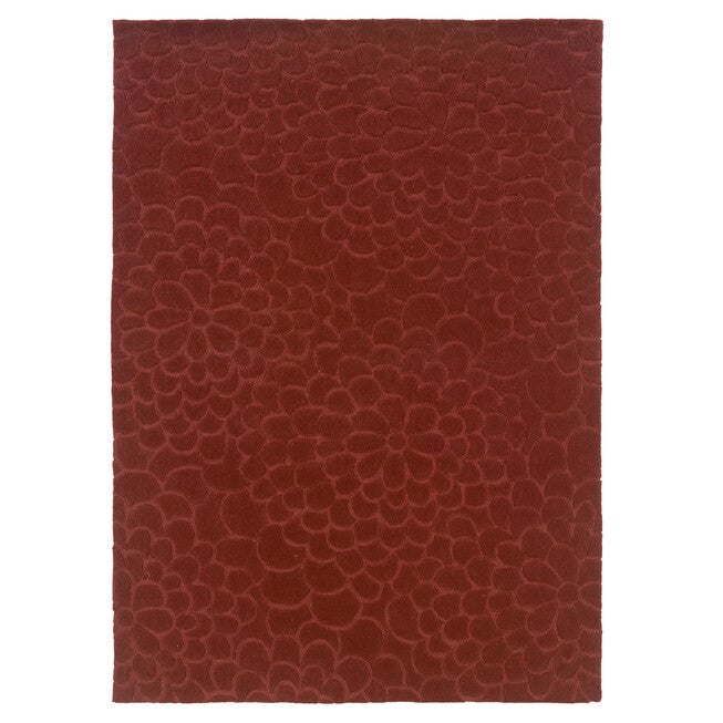 Trio 8'X10' Area Rug, RUST, hi-res image number 0